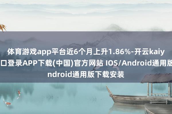 体育游戏app平台近6个月上升1.86%-开云kaiyun登录入口登录APP下载(中国)官方网站 IOS/Android通用版下载安装